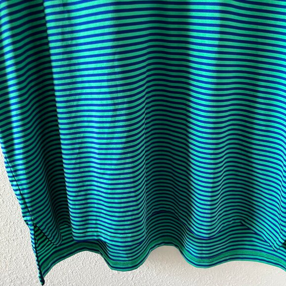 Ralph Lauren X RLX Green Striped Polo Shirt Size L Style 0200011844 - Picture 2 of 10